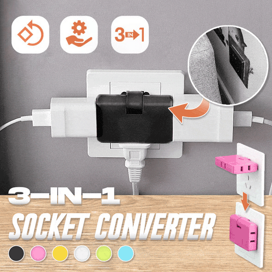 (🔥2025Last Day Promotion  - 49% off)2025-180 Degrees Rotatable Socket Converter